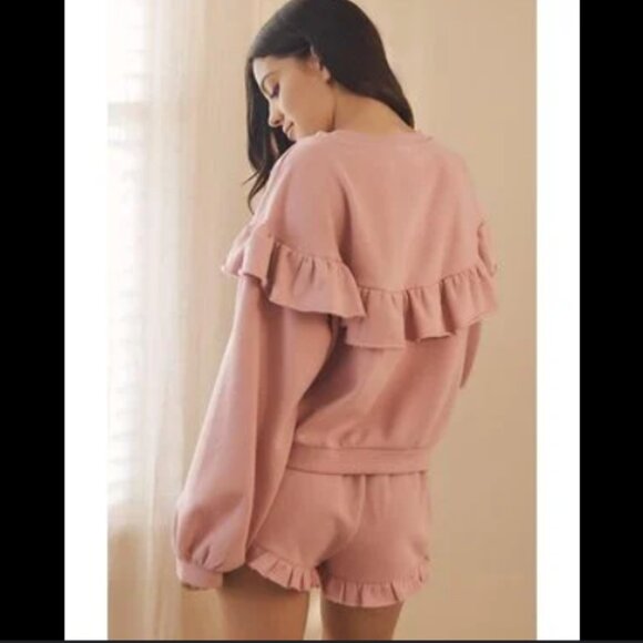 Brand New by Anthropologie Ruffled Sweatshirt - Picture 5 of 6